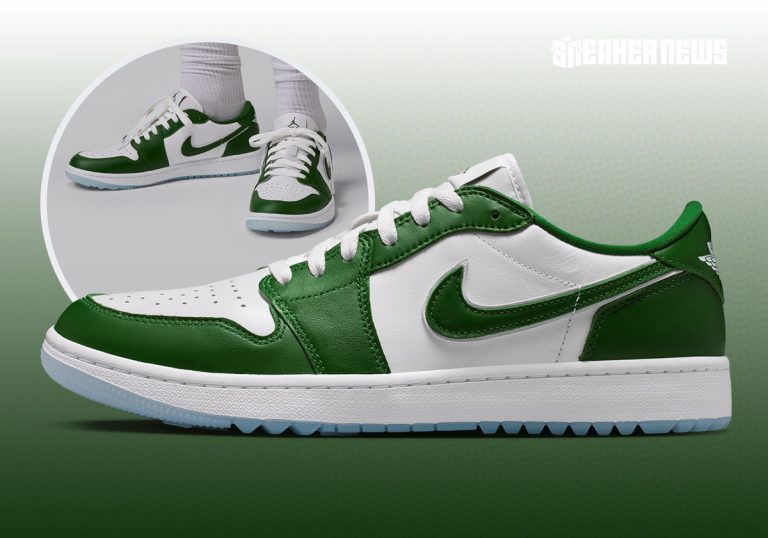 Air Jordan 1 Low Golf Forest Green leva estilo Jordan aos campos