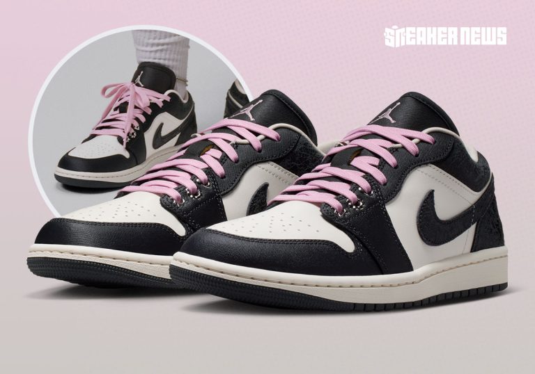 Air Jordan 1 Low Iced Carmine ganha versão grunge com metal aplicado