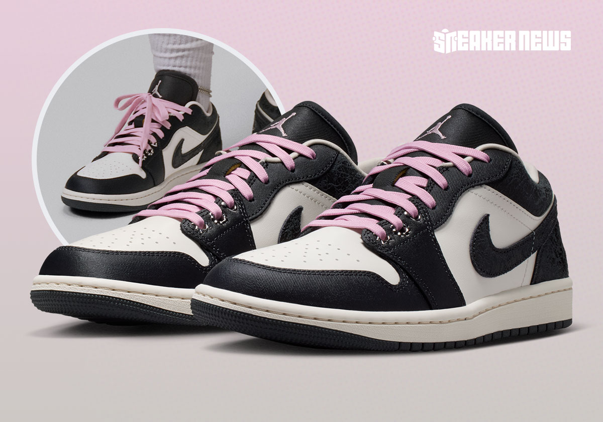 Air Jordan 1 Low Iced Carmine ganha versão grunge com metal aplicado
