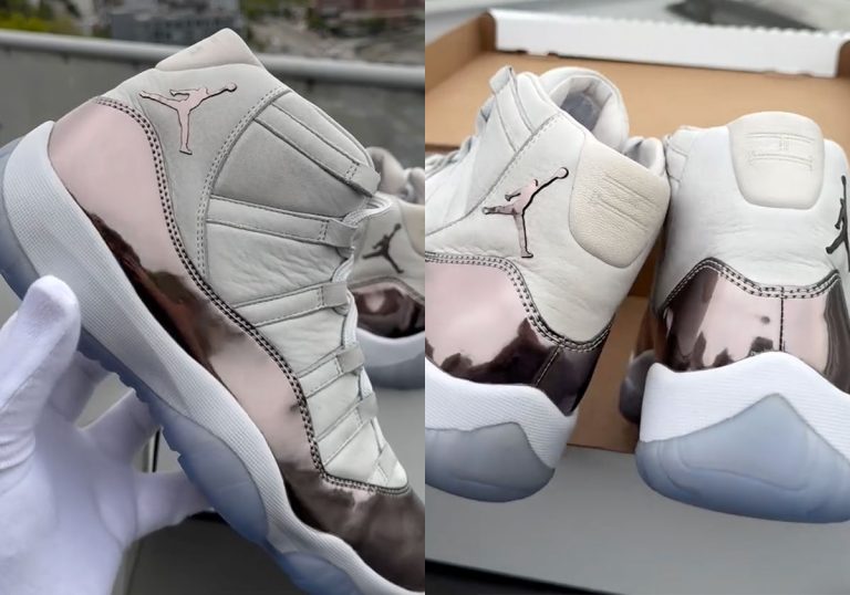 Air Jordan 11 Tinker Hatfield: sample raro homenageia designer