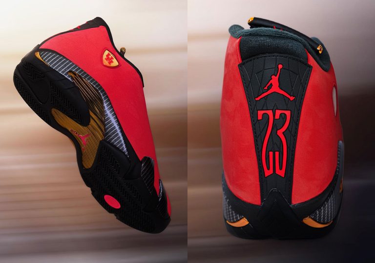 Air Jordan 14 Houston Cougars PE reforça legado Ferrari