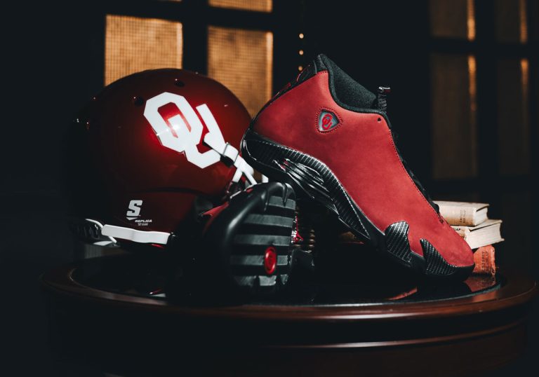 Air Jordan 14 Oklahoma PE destaca exclusividade universitária