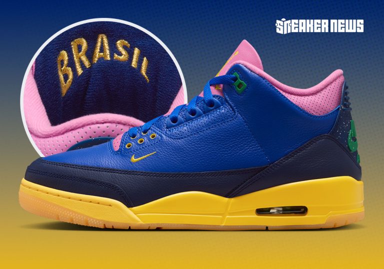 Air Jordan 3 Brazil celebra parceria da Jordan Brand com a CBF