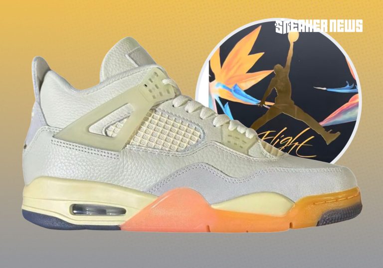 Air Jordan 4 Birds of Paradise revela visual oficial tropical