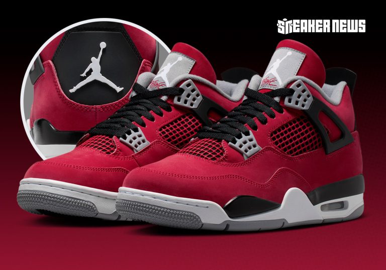 Air Jordan 4 Toro Bravo retorna em 2026 com visual vermelho nostálgico
