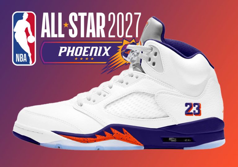 Air Jordan 5 “Suns” será destaque do All-Star Weekend 2027