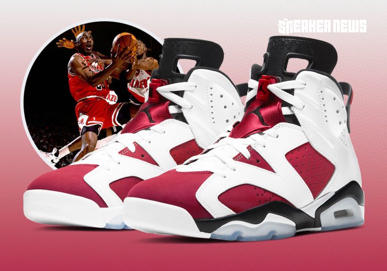 Air Jordan 6 Carmine retorna em 2027 com lançamento global