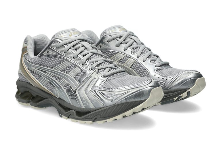 ASICS GEL-Kayano 14 Concrete traz visual retrô urbano