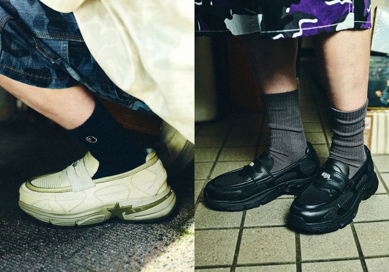 BAPE LOAFER STA: novo loafer sneaker da BAPE chega ao Japão