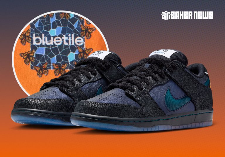 Bluetile x Nike SB Dunk Low Monarch Butterfly celebra imigração e ganha data de lançamento