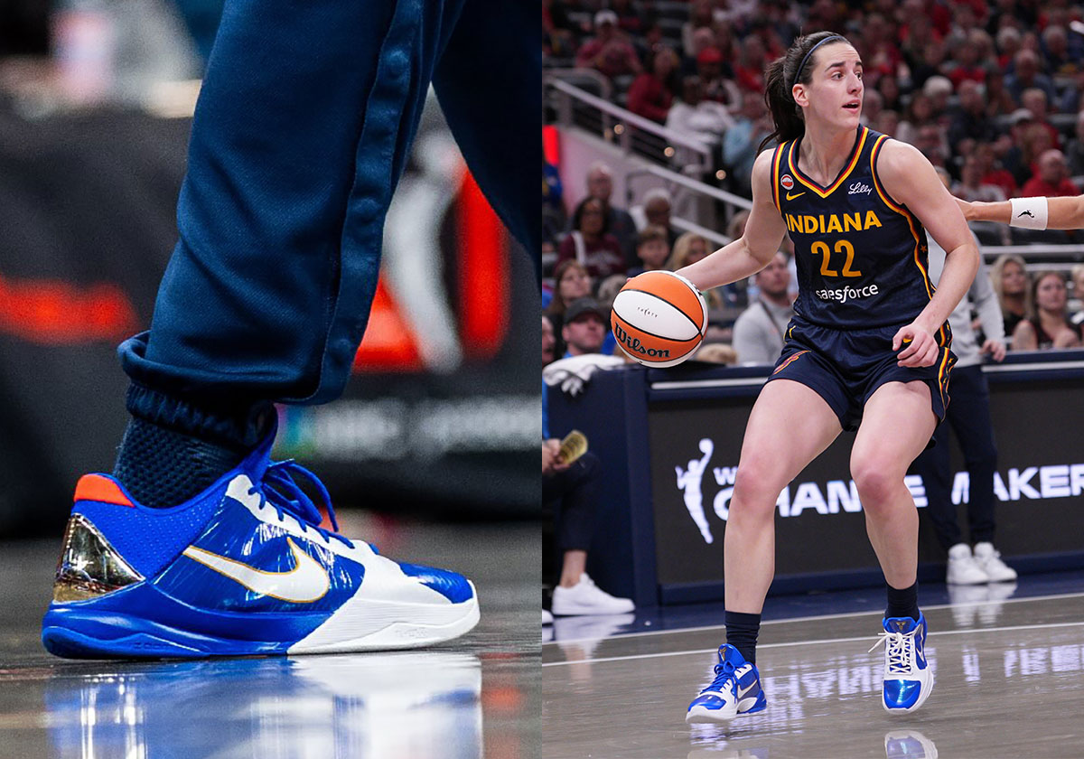 Caitlin Clark estreia Nike Kobe 5 Protro Sonic The Hedgehog PE
