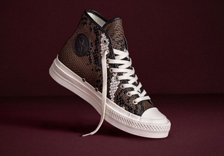 Converse First String Chuck Taylor em couro italiano trançado é lançado