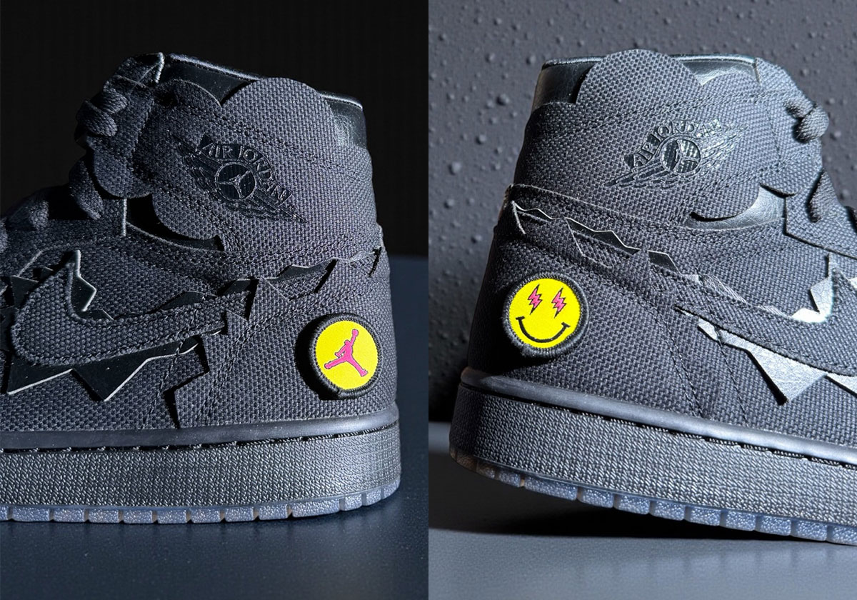 J Balvin revela Air Jordan 1 “Colores Y Vibras” all‑black em sample raro