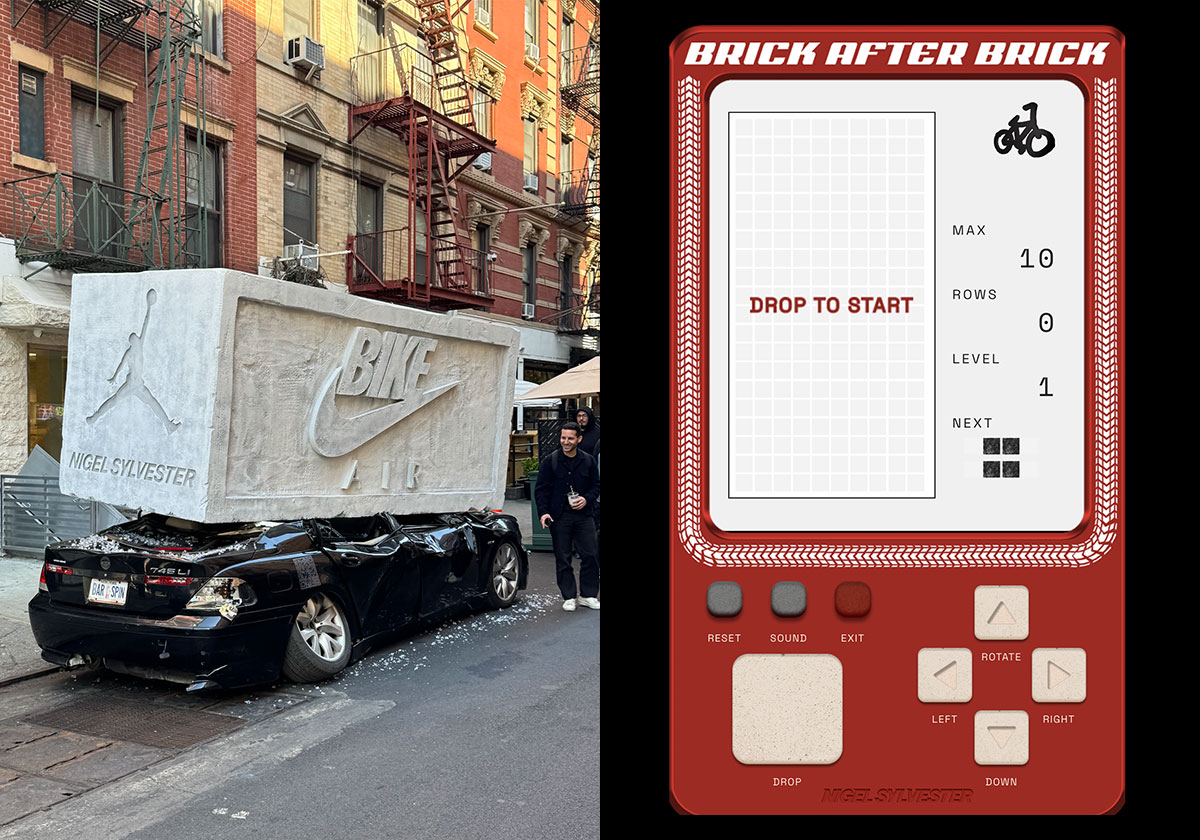 Nigel Sylvester lança jogo mobile do Air Jordan 4 Brick After Brick