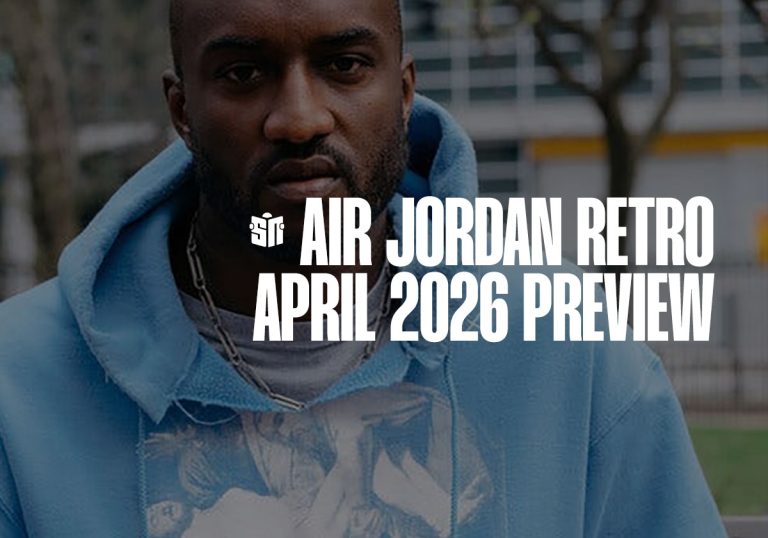 Jordan Brand revela lançamentos Air Jordan abril 2026 com destaque para Virgil Abloh Archive