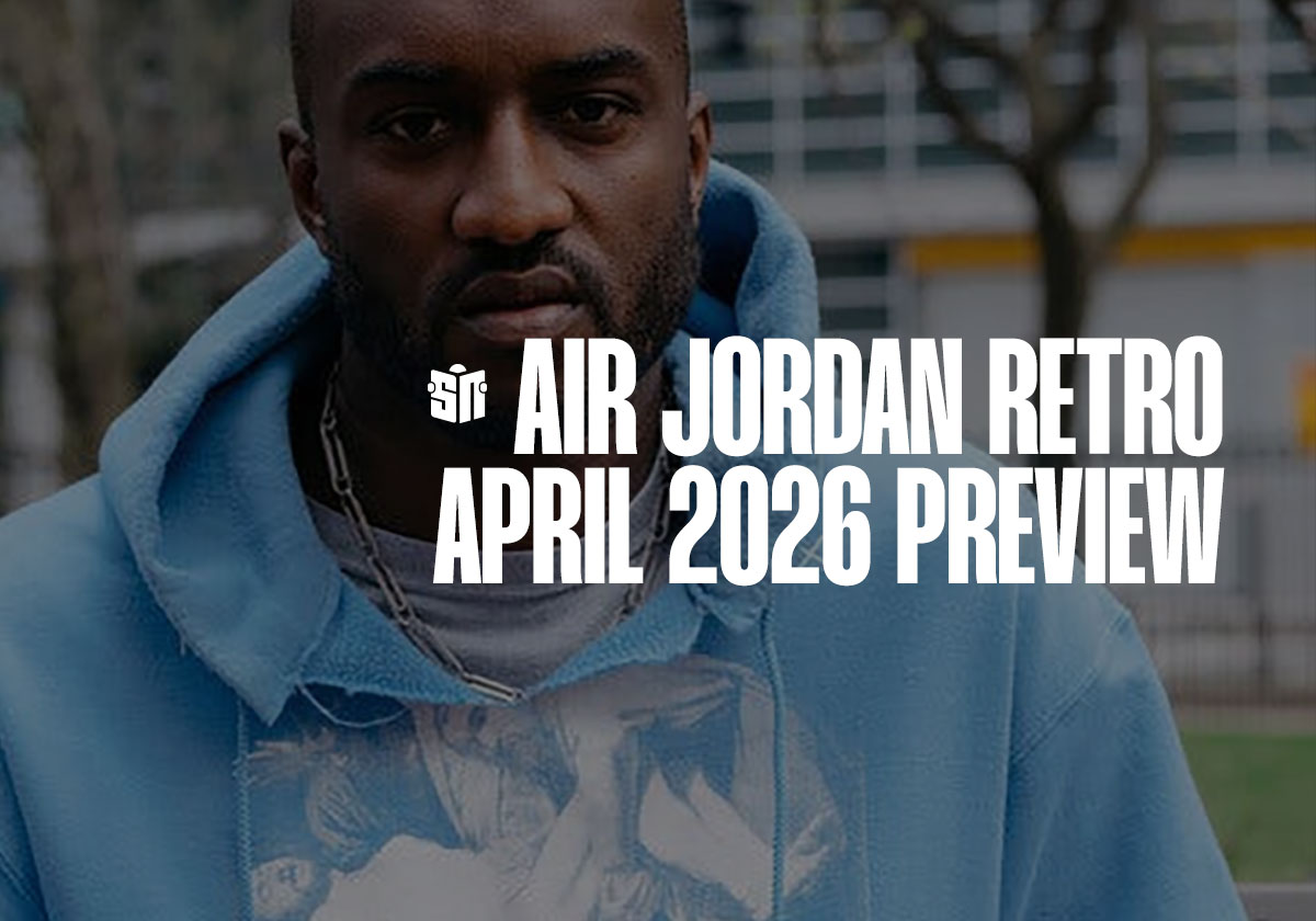 Jordan Brand revela lançamentos Air Jordan abril 2026 com destaque para Virgil Abloh Archive