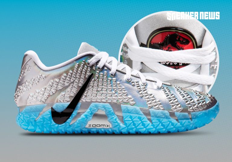 Jurassic Park x Nike Ja 3 metálico encerra coleção em 2026