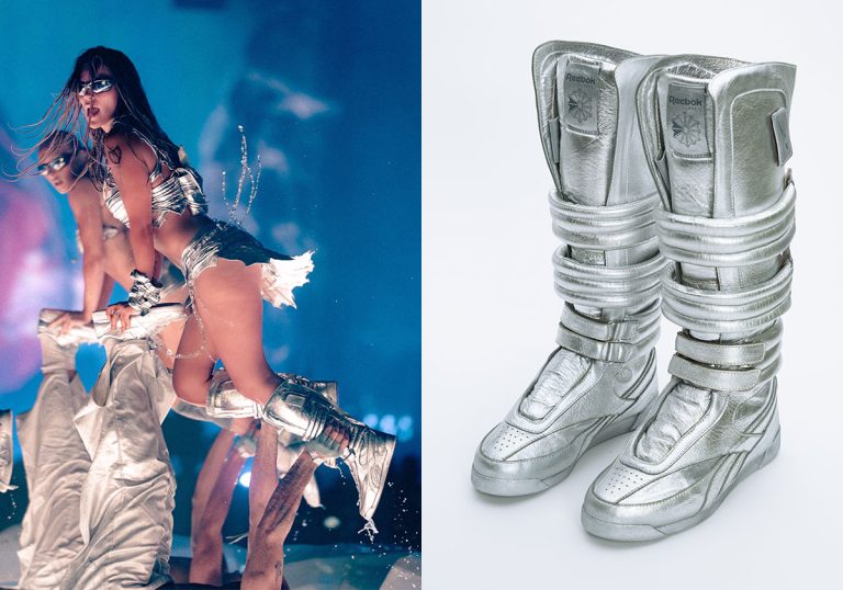 Karol G estreia botas Reebok customizadas no Coachella