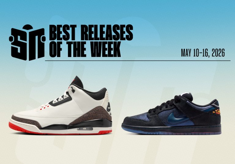 Lançamentos de tênis exclusivos de 10 a 16 de maio com Air Jordan 3