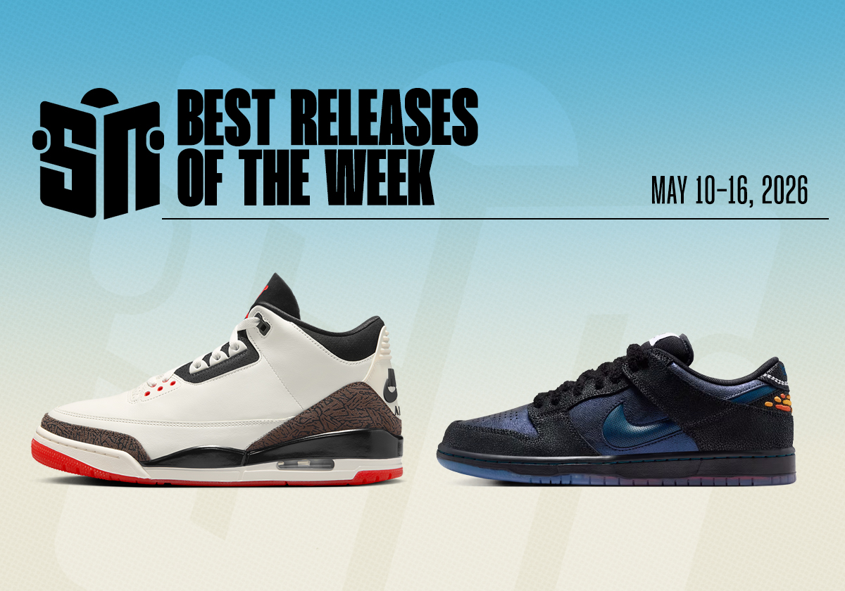 Lançamentos de tênis exclusivos de 10 a 16 de maio com Air Jordan 3