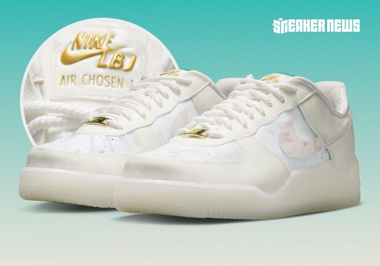 LeBron James Nike Air Force 1 Low Marble celebra legado em mármore