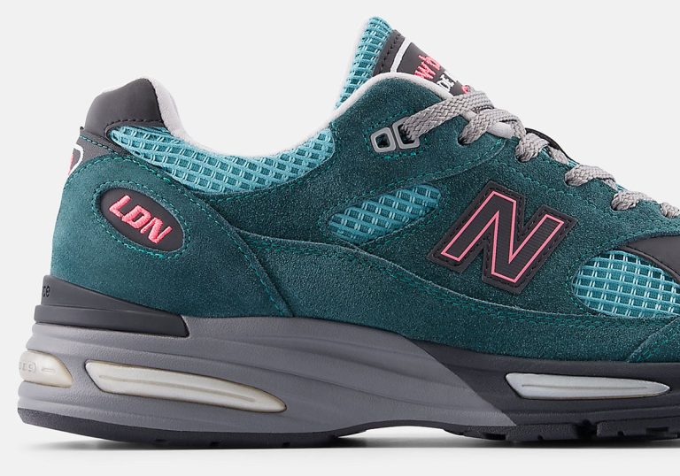 New Balance 991v2 London Marathon 2026 “Dark Sea” é lançado