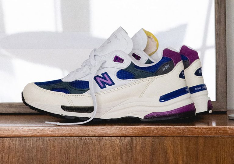 New Balance 992 Made in USA “White/Team Royal/Purple Fuchsia” retorna na primavera/verão 2026