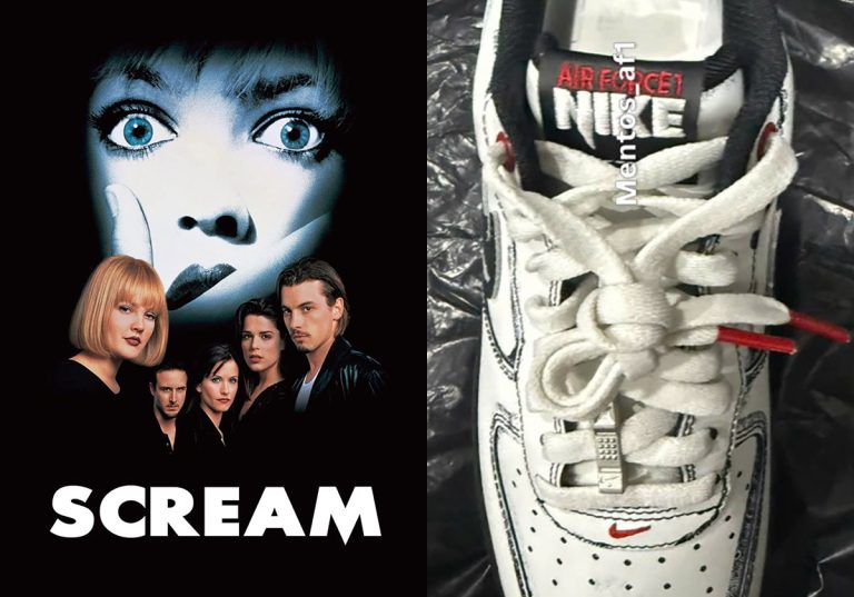 Nike Air Force 1 Halloween Scream celebra Ghostface em 2026