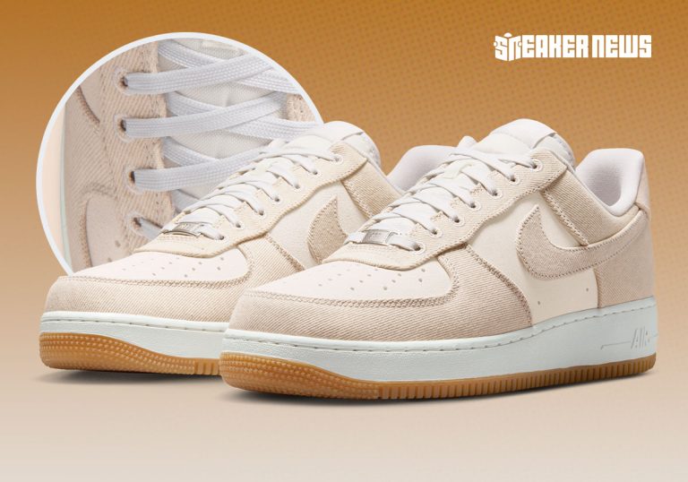 Nike Air Force 1 Low denim branco é destaque para o verão 2026