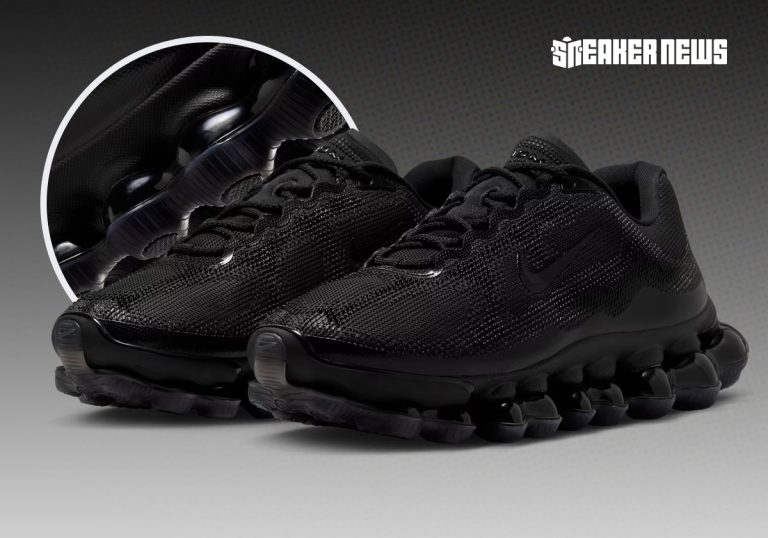 Nike Air Liquid Max Triple Black é lançado com foco em amortecimento avançado