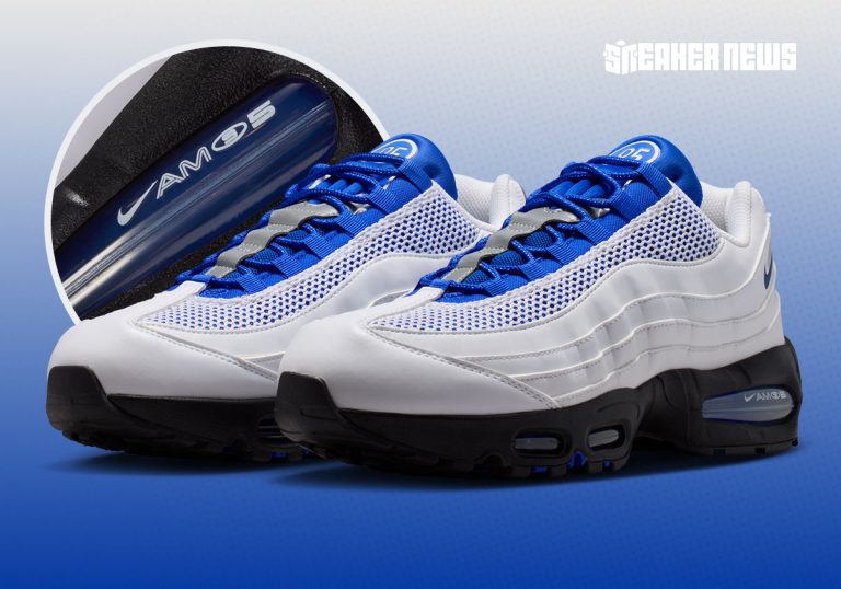 Nike Air Max 95 Total 90 “Royal Blue” reforça ligação com futebol rumo à Copa de 2026