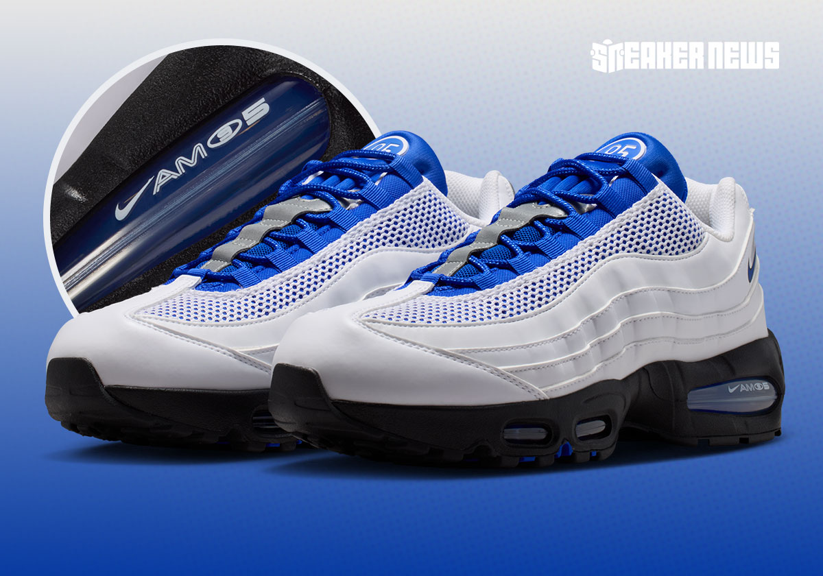 Nike Air Max 95 Total 90 “Royal Blue” reforça ligação com futebol rumo à Copa de 2026