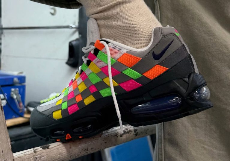 Nike Air Max 95 Woven multicolor retorna ao mercado em 2026
