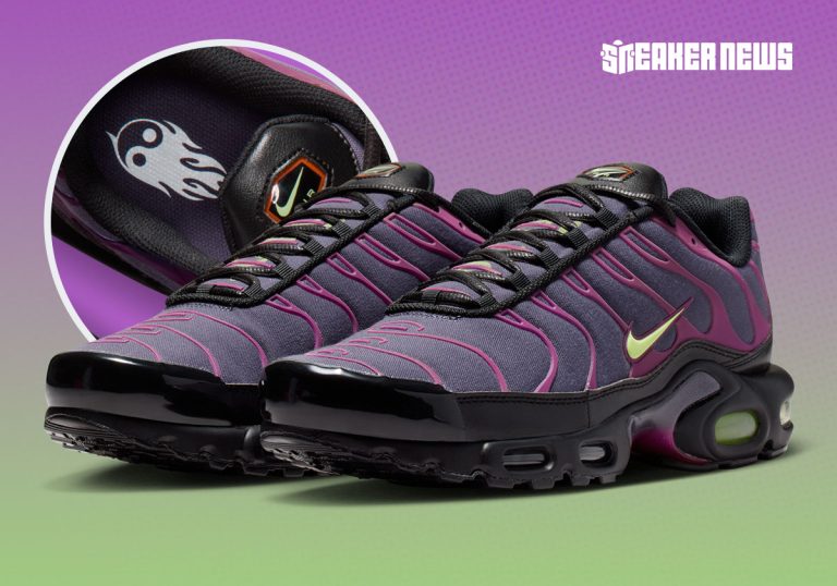 Nike Air Max Plus Dark Raisin Liquid Lime ganha lançamento global