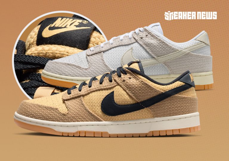 Nike Dunk Low Hemp Pack traz visual natural e lançamento global em 2026