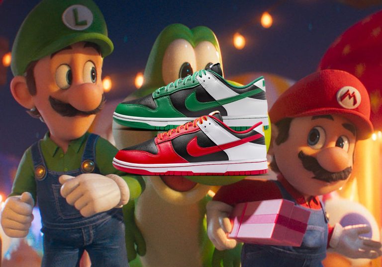 Nike Dunk Low Mario & Luigi é inspirado em The Super Mario Galaxy Movie