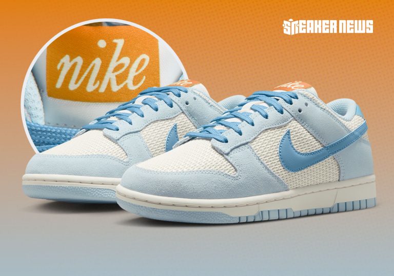 Nike Dunk Low Sail Hydrogen Blue ganha edição praia com vibe de verão