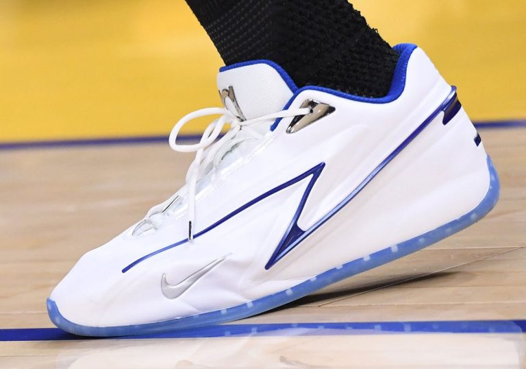 Nike KD 19 branco e azul homenageia Golden State Warriors