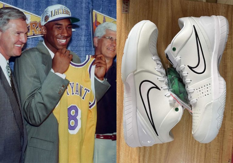 Nike Kobe 4 Protro Milwaukee Bucks celebra Draft Day de Kobe Bryant
