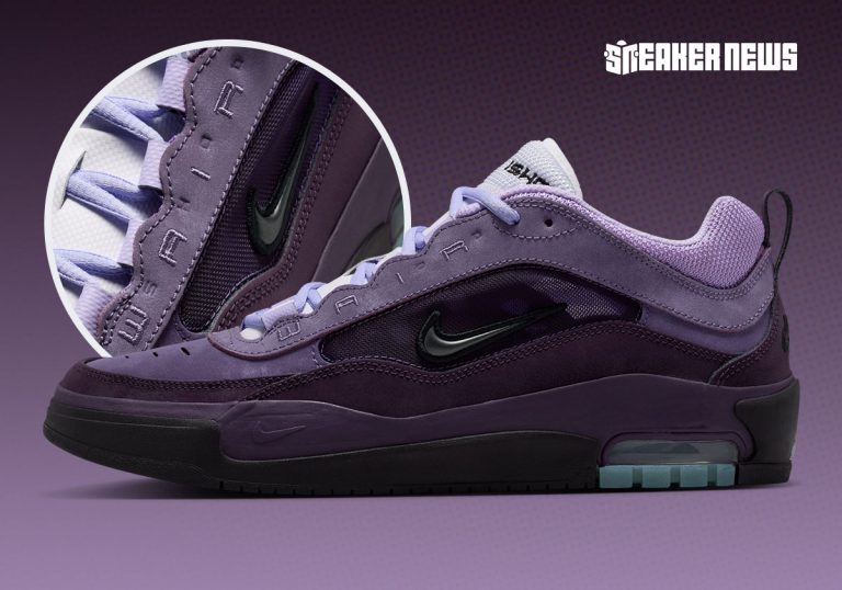Nike SB Air Max Ishod Triple Purple destaca tecnologia Air Max no skate