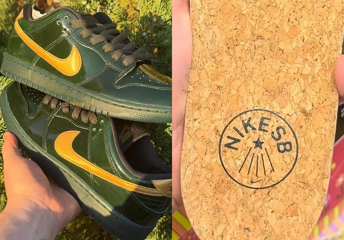 Nike SB Dunk Low Green Patent destaca lifestyle e colecionismo