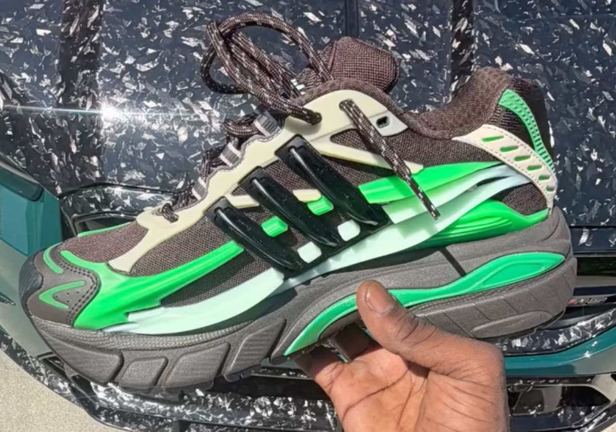 Pharrell x adidas Jellyfish preto e verde com Chief Keef agita rumores para 2026