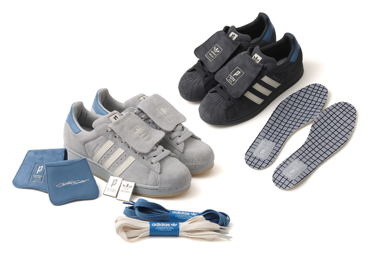 Pointless Journey x atmos x adidas Superstar lança versão com shrouds destacáveis