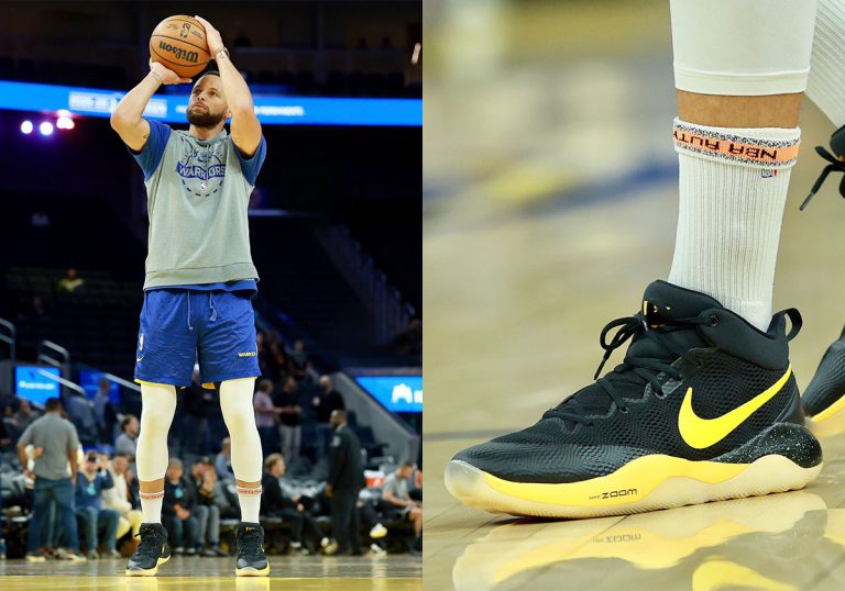 Steph Curry usa Nike Zoom Rev 2017 de Draymond Green e agita cena sneaker