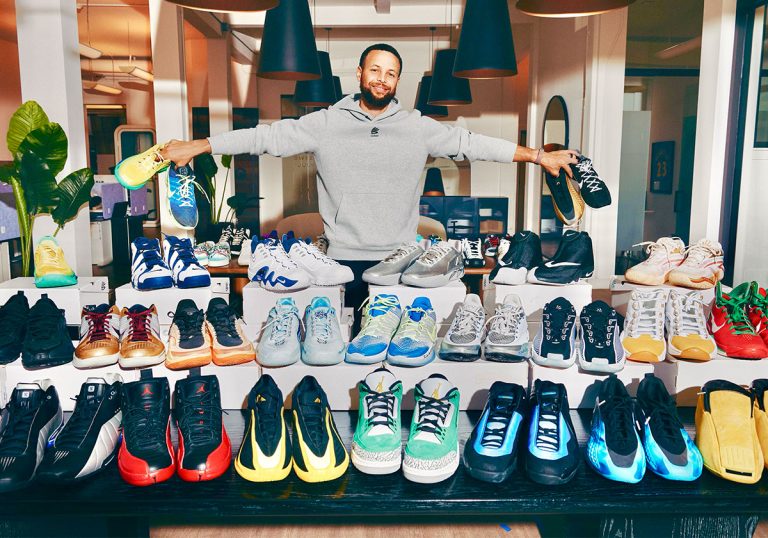 Stephen Curry leiloa 70 tênis de basquete em parceria com a Sotheby’s