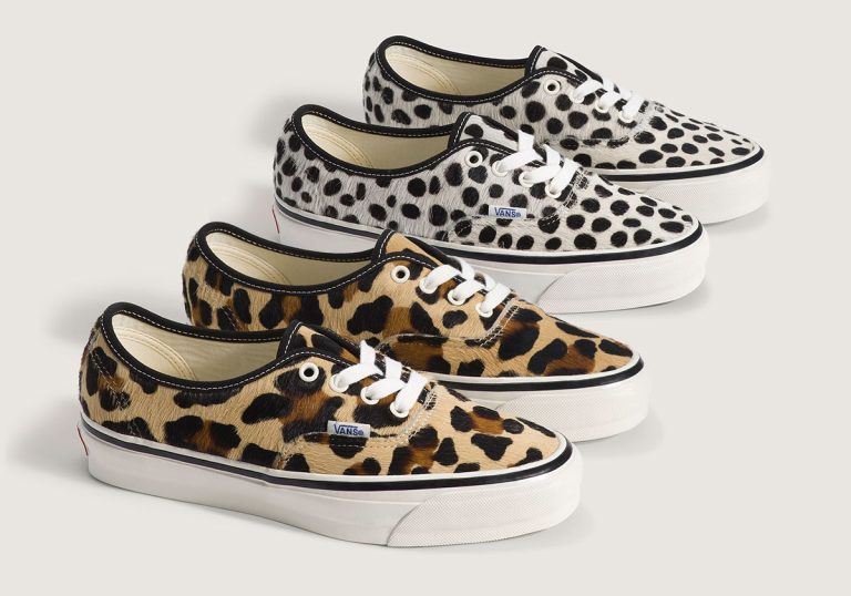 Vans Authentic Animal Print com pony hair estreia na primavera 2026