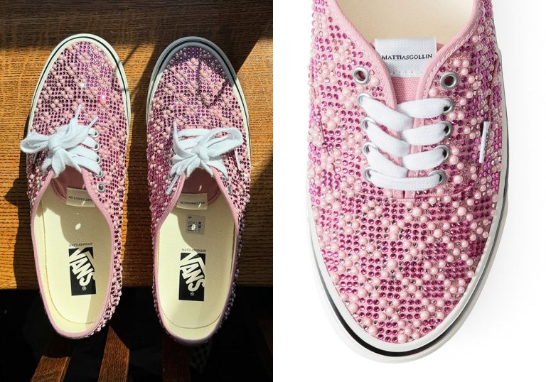 Vans Authentic Easter Pink de Mattias Gollin ganha versão luxo limitada
