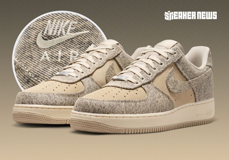 Nike Air Force 1 Low Desert Khaki denim é anunciado para 2026