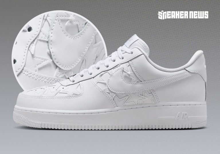 Nike Air Force 1 Low Stars traz temática de estrelas em edição triple white