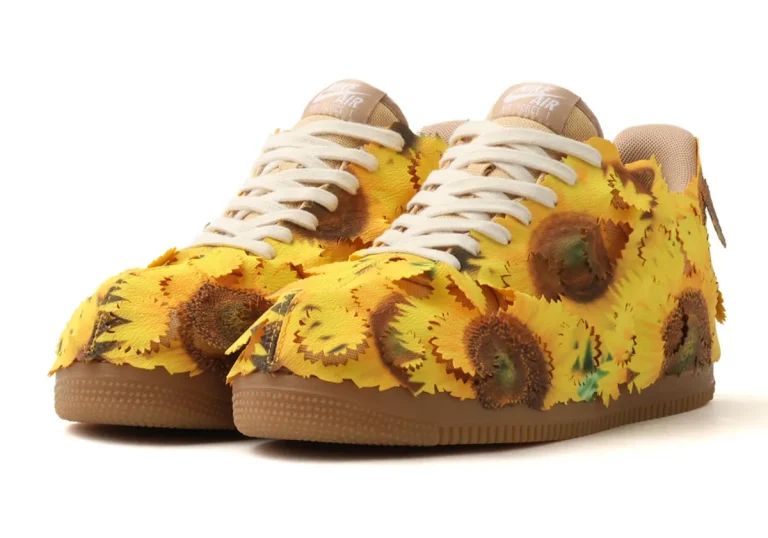 Nike Air Force 1 Low Sunflower traz estampa floral de girassol